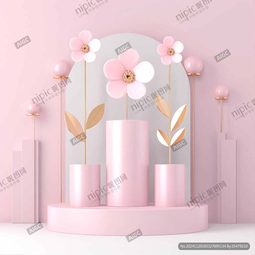 粉色唯美美陈