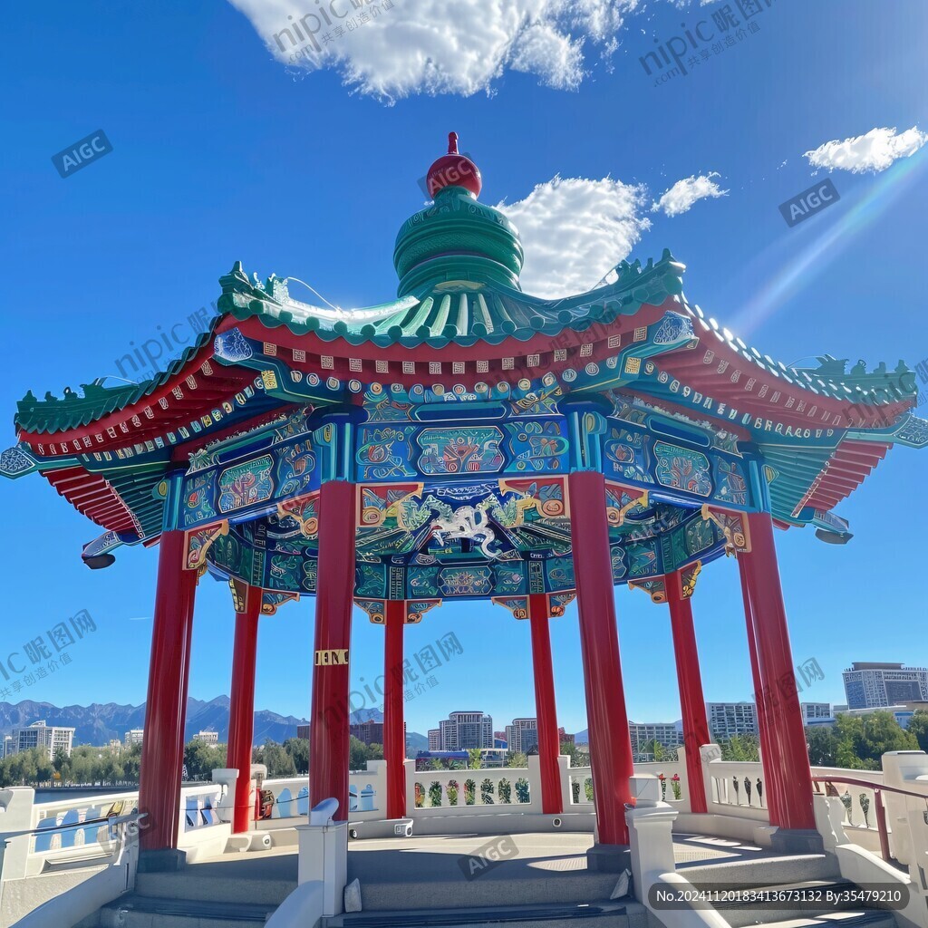 镶蓝旗亭