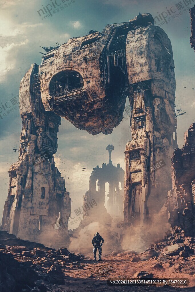 科幻雕塑场景