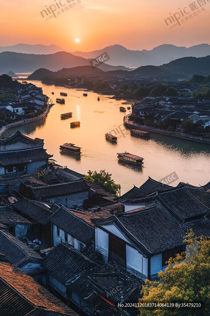 西栅落日