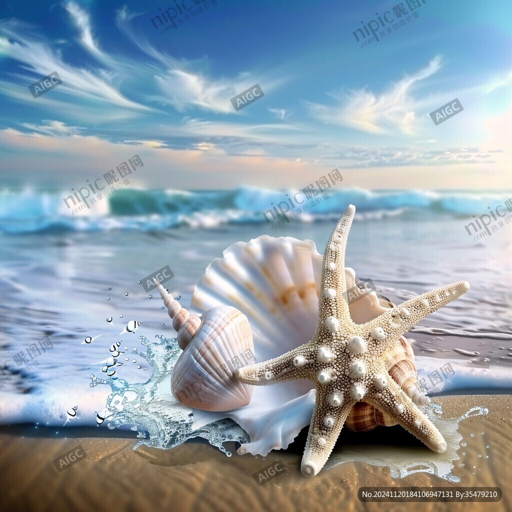 温馨海洋贝壳