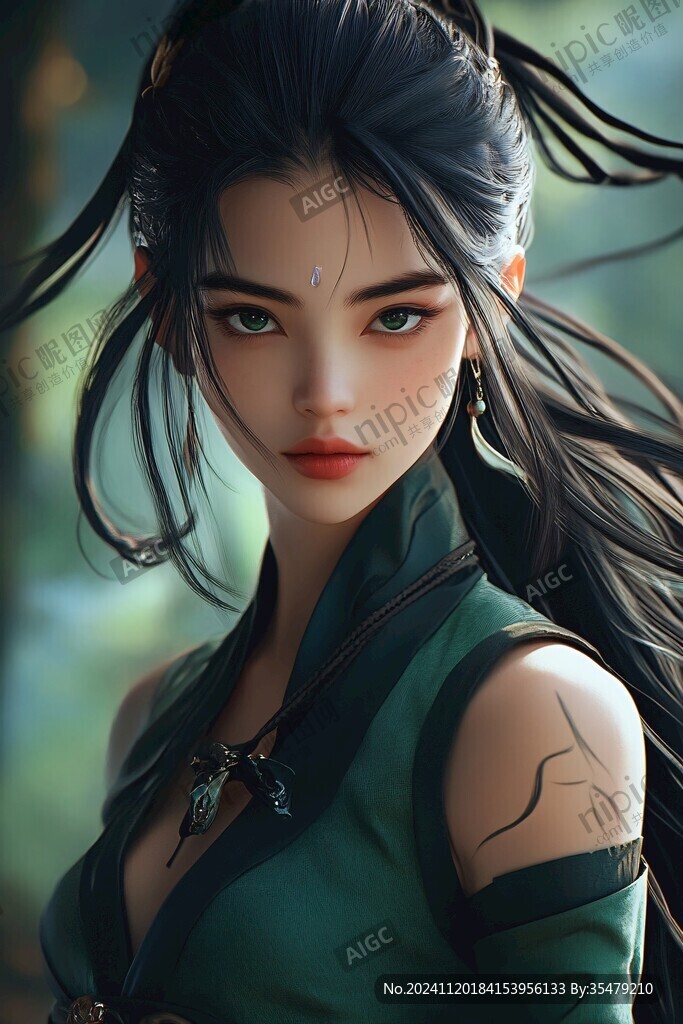 板绘人像