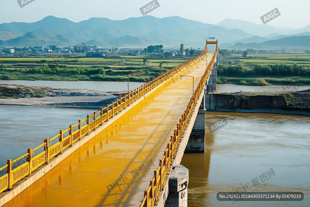 金色桥面