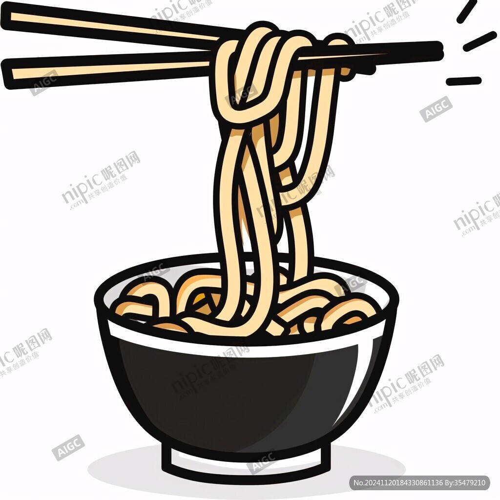 面条卡通形象