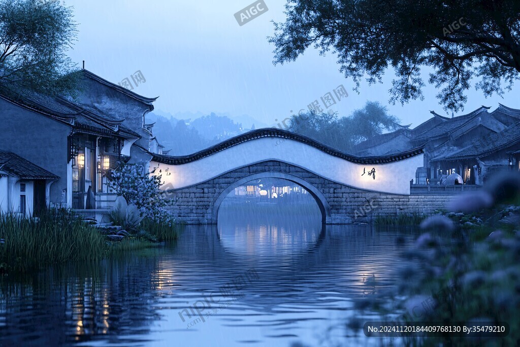 古桥渔梦