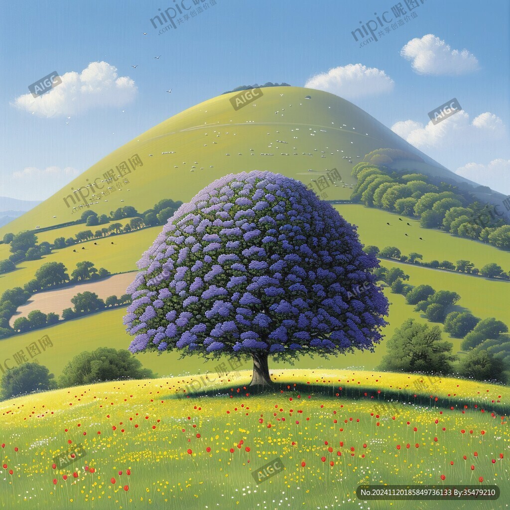电脑绘画风景画