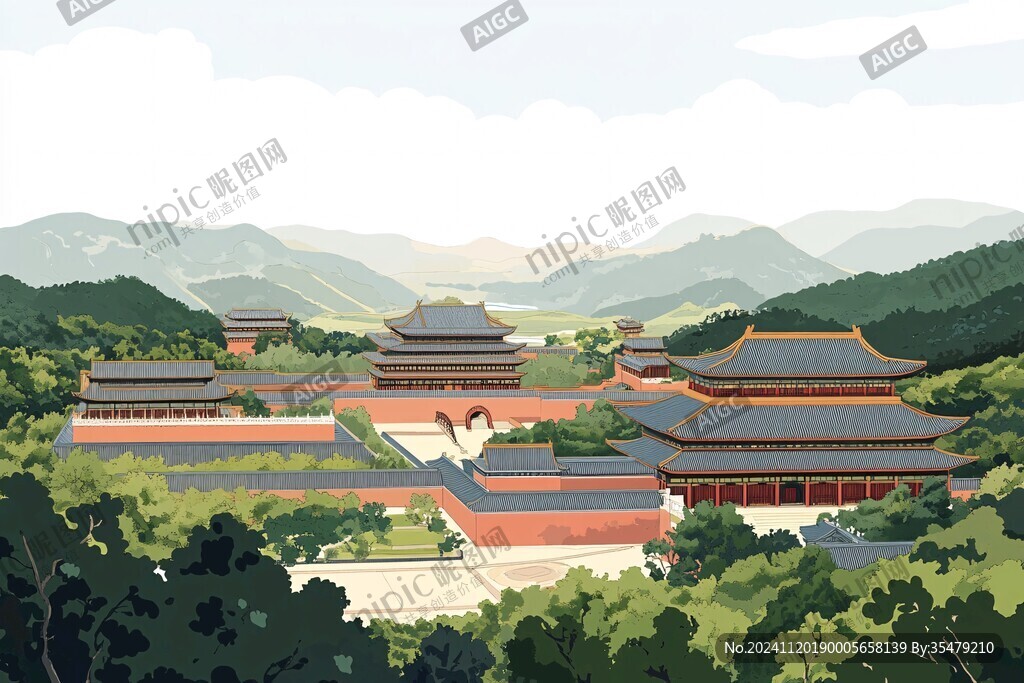 太庙插画