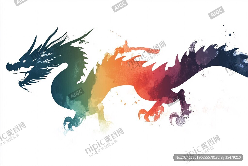 龙腾四海龙马精神