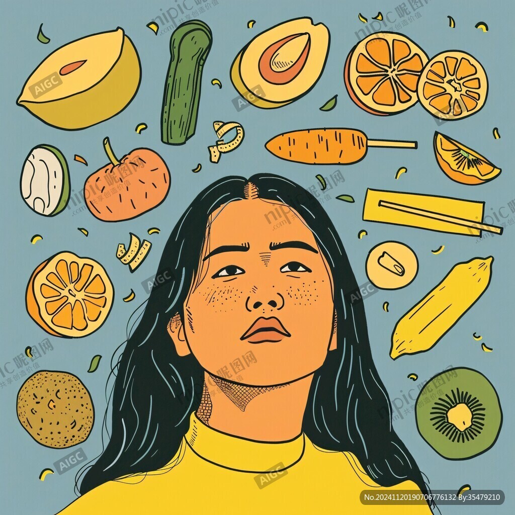 人物情绪插画