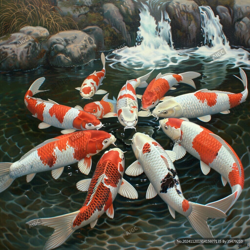 鲤鱼3d画
