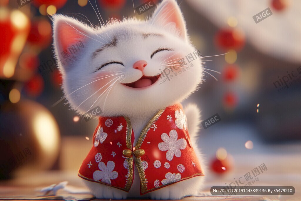 3d卡通猫咪
