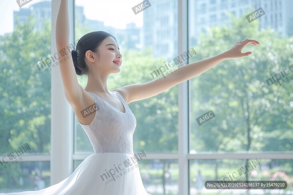 练舞的女孩