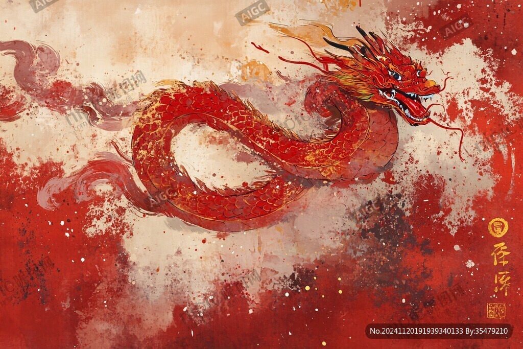 龙年系列插画