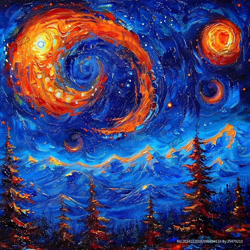 银河立体画