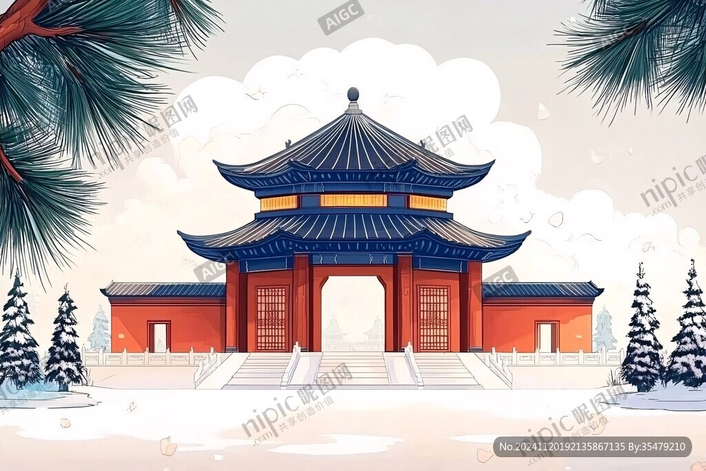 江浦文庙插画