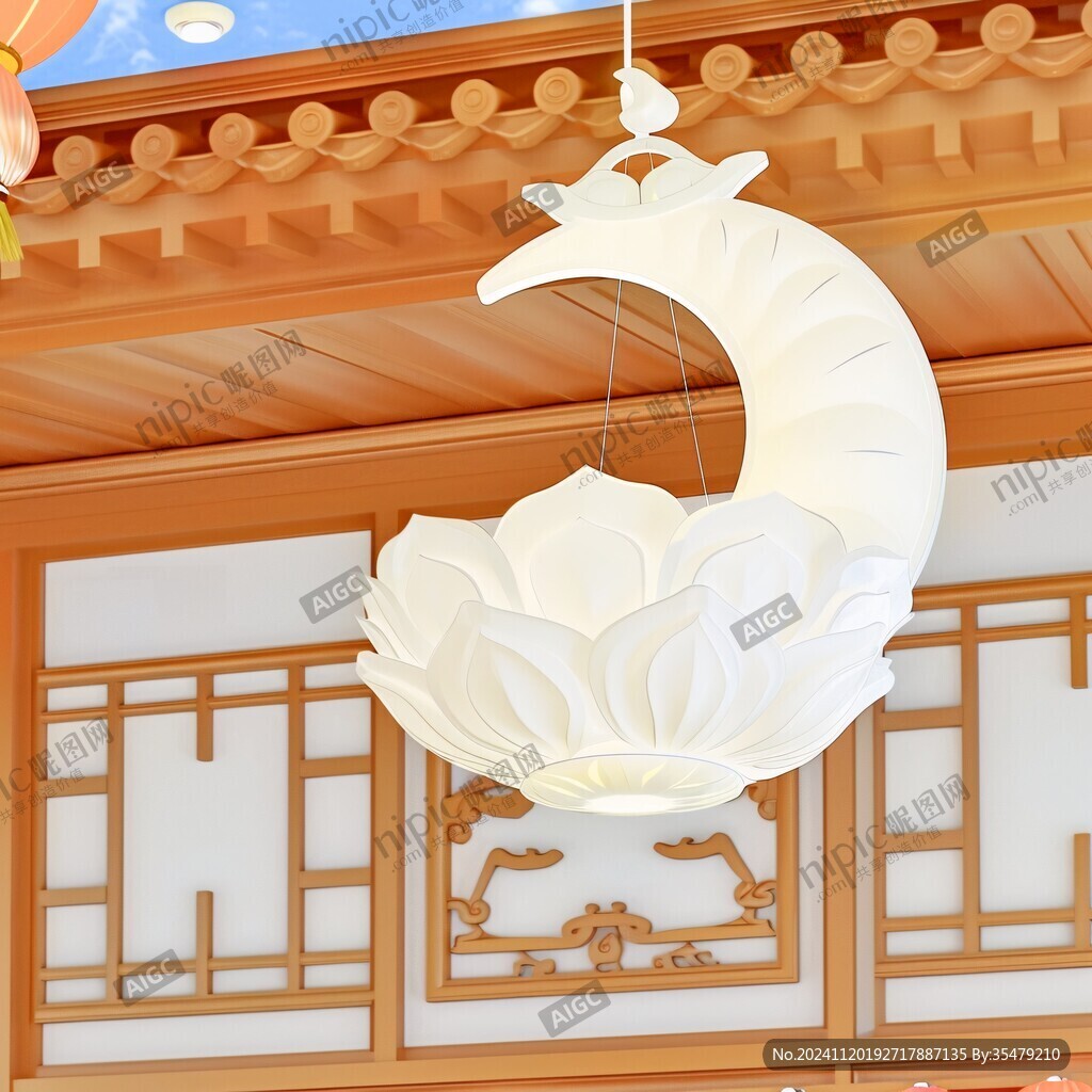 中秋美陈元素
