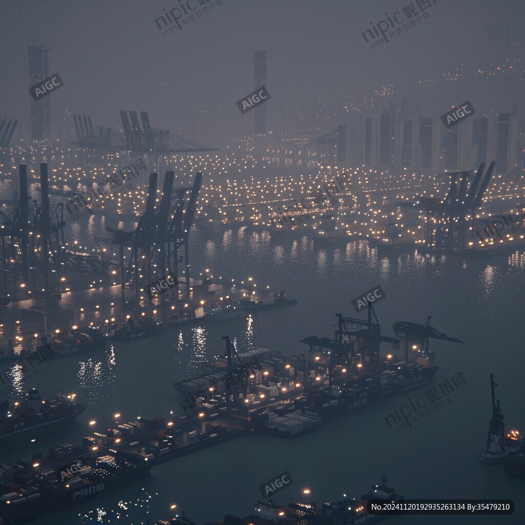 海港夜色