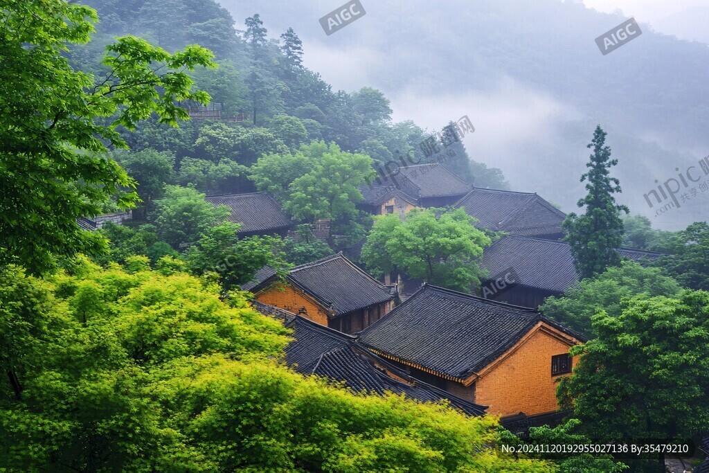 雨后天目山