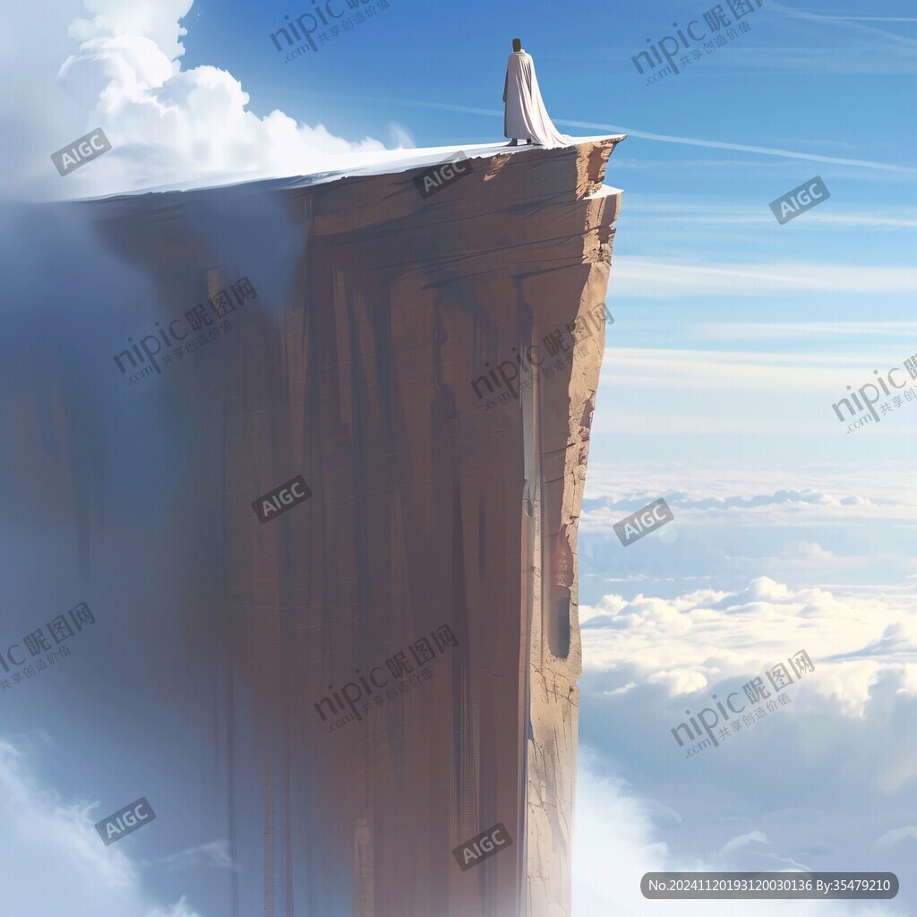 3d悬崖云海