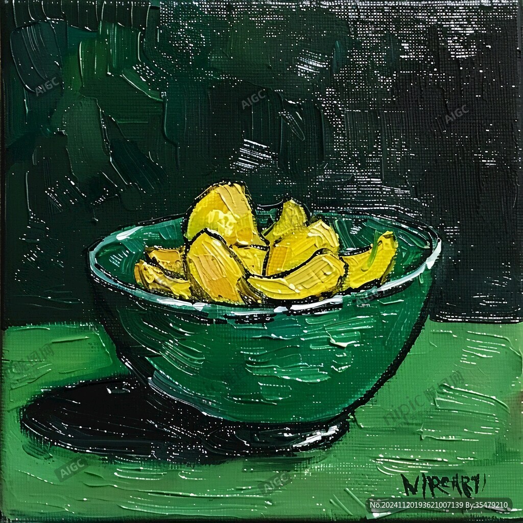 杨桃油画