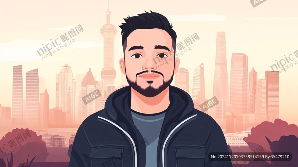 都市人插画
