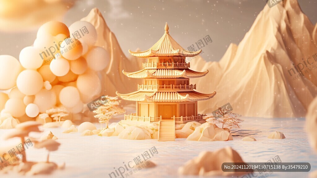 二维半浮雕场景