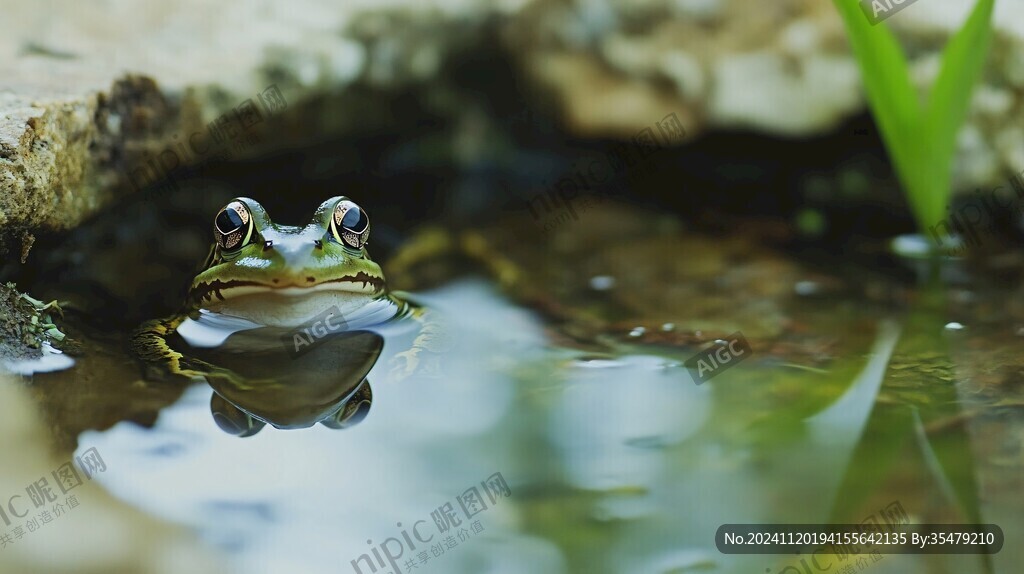 泉水美蛙