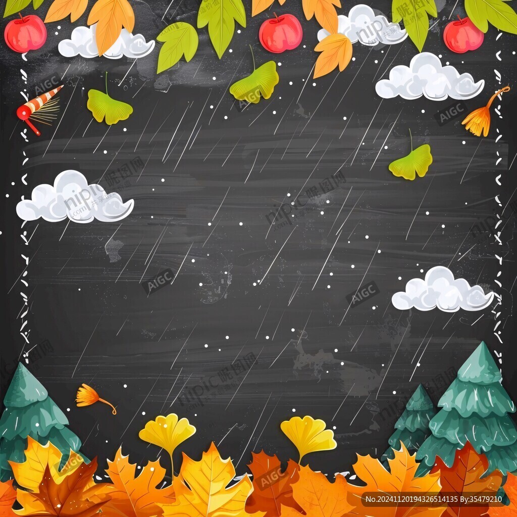 秋季下雨