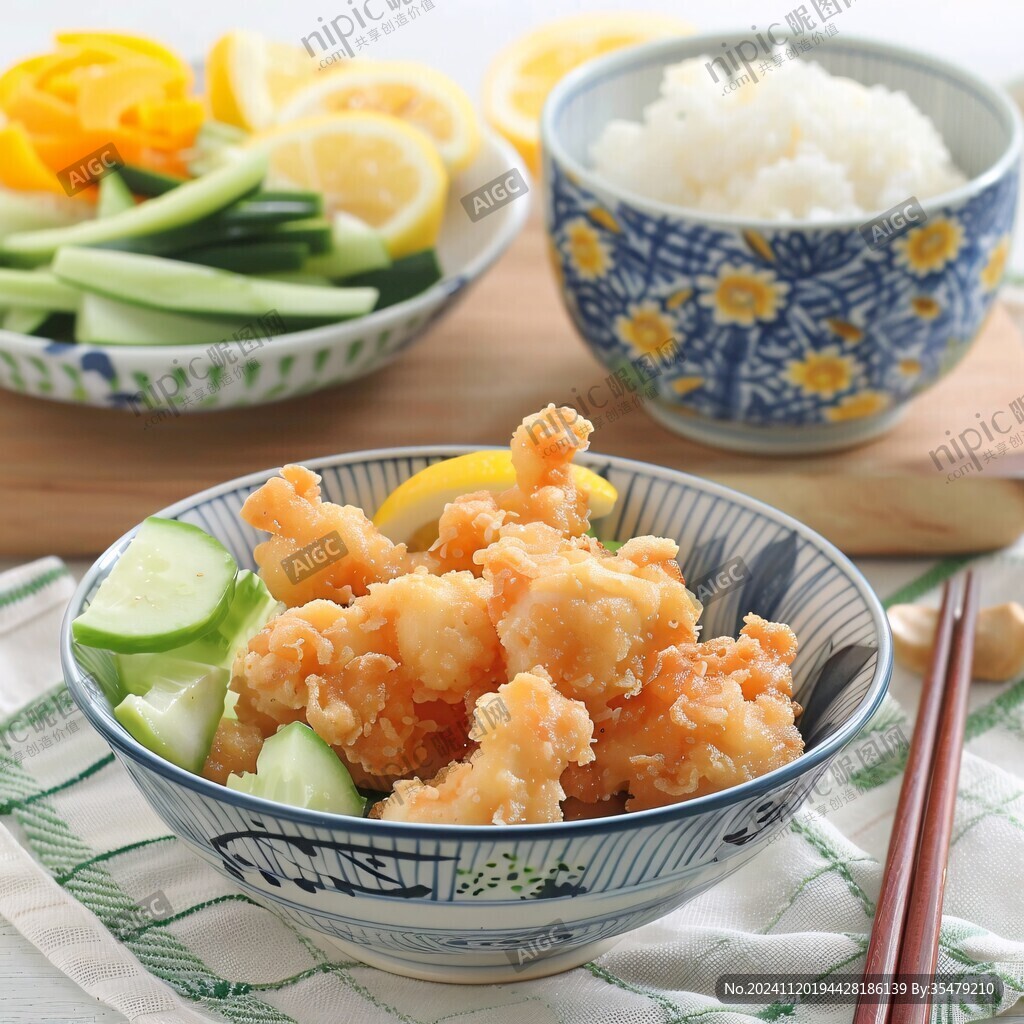 虾球盖饭