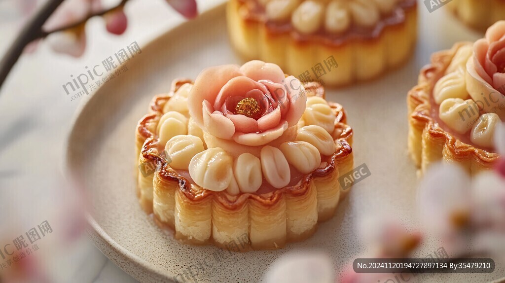 桃花酥元素