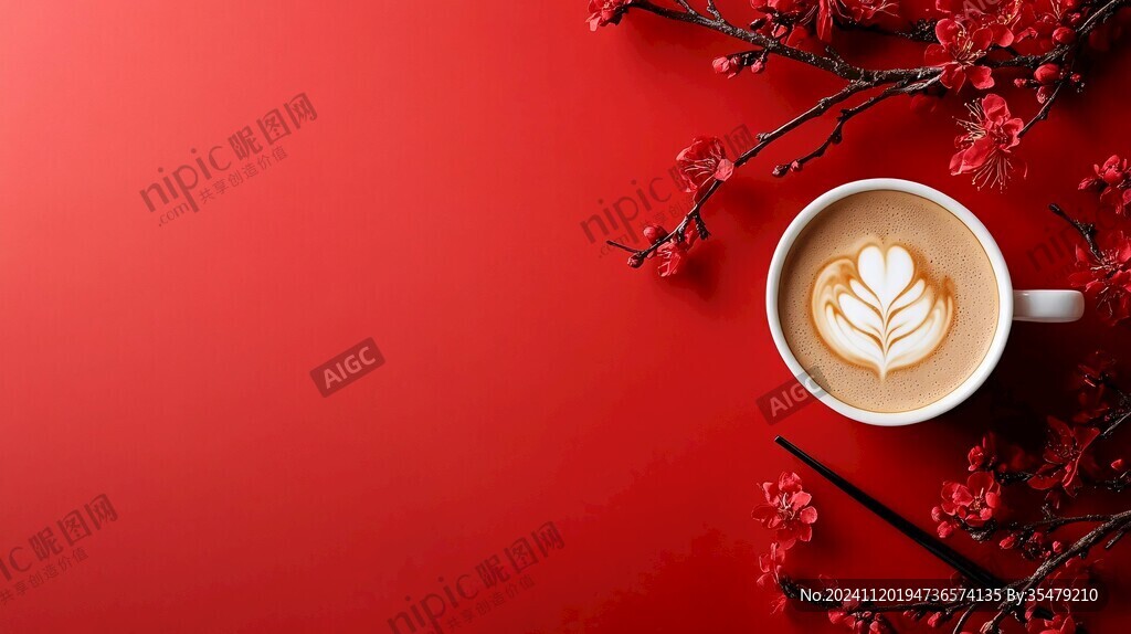 咖啡杯花瓣
