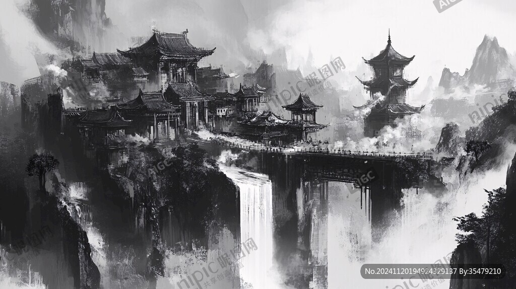 古风仙境天上宫阙