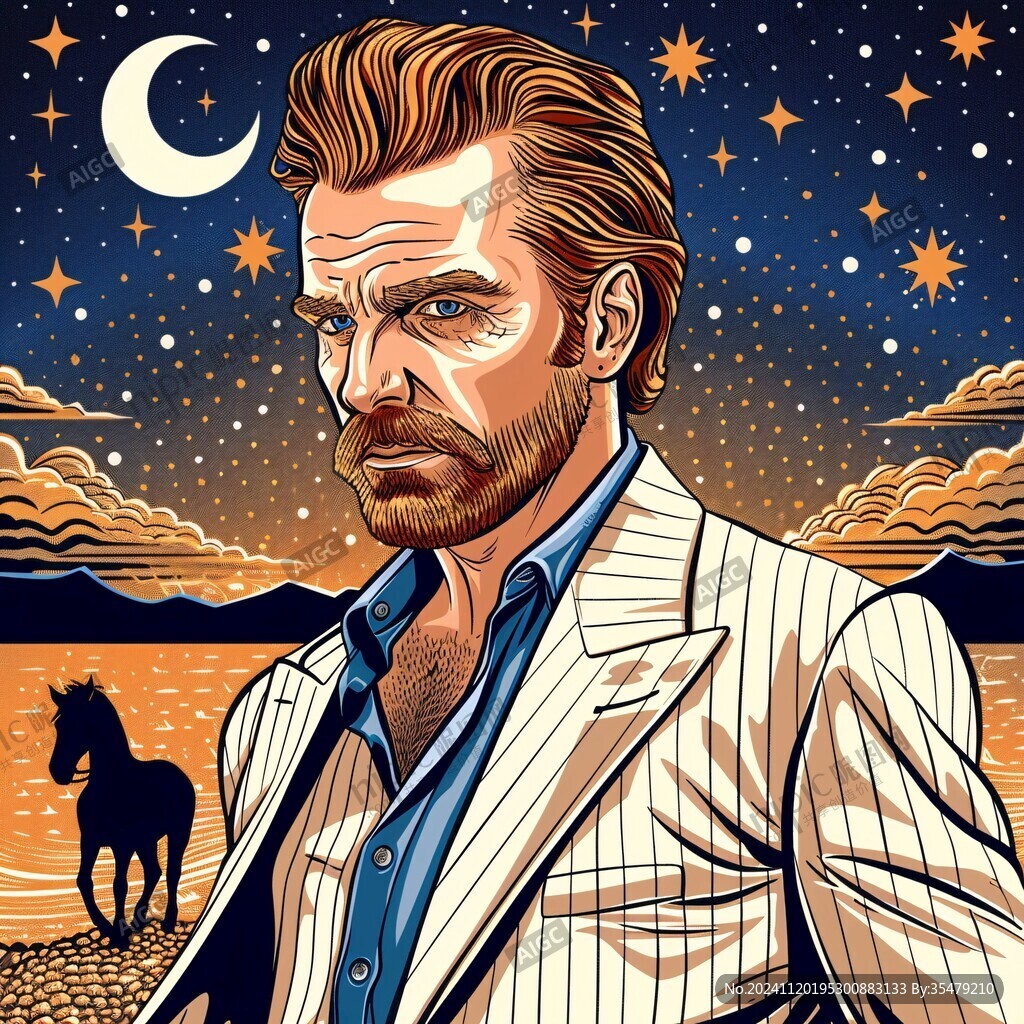成年男人插画
