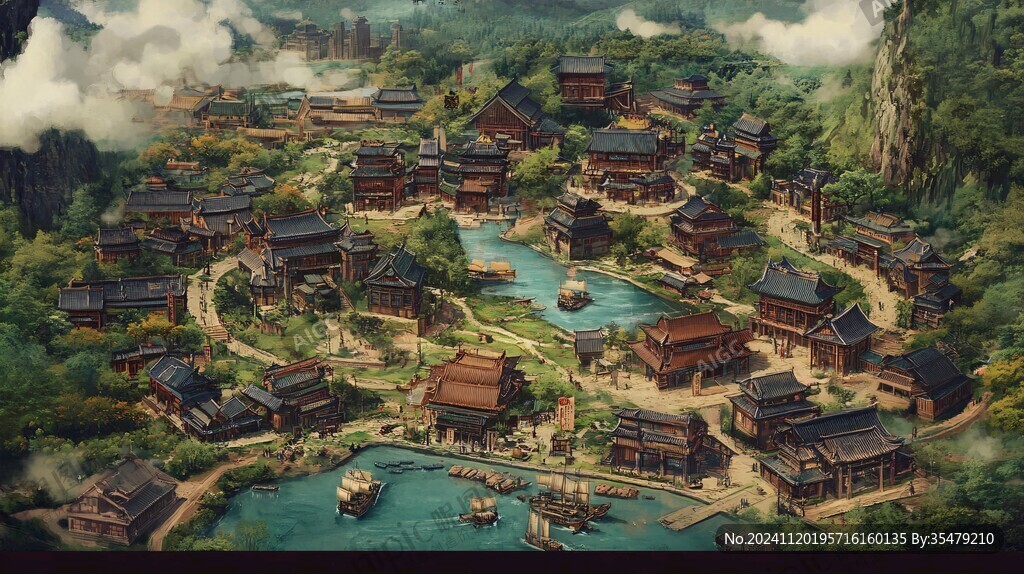 影视基地鸟瞰图