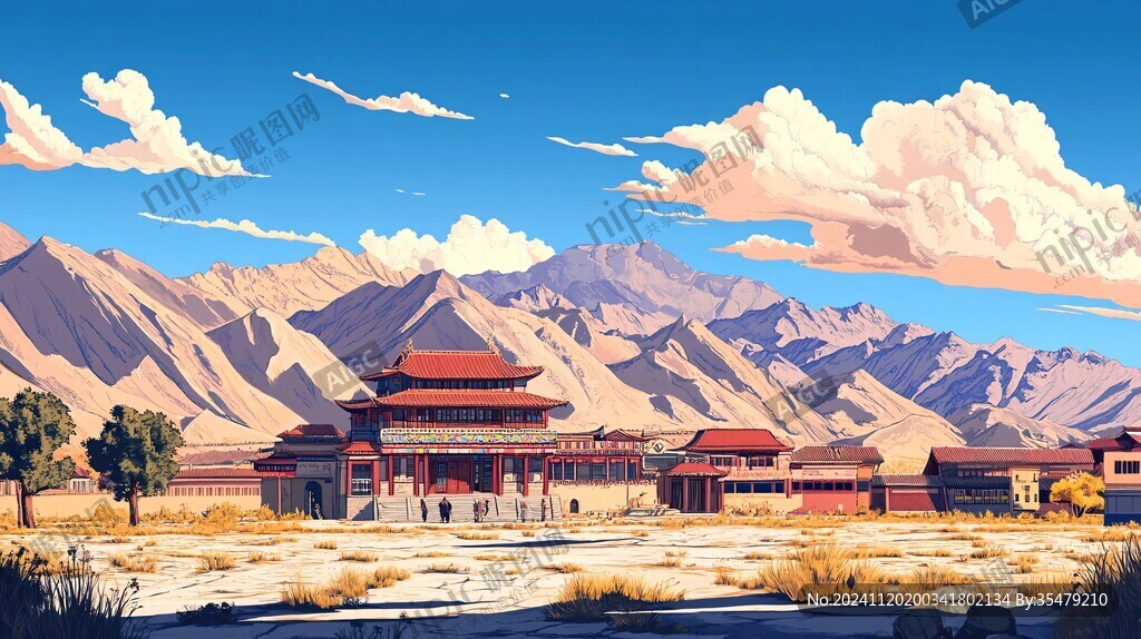 横店插画