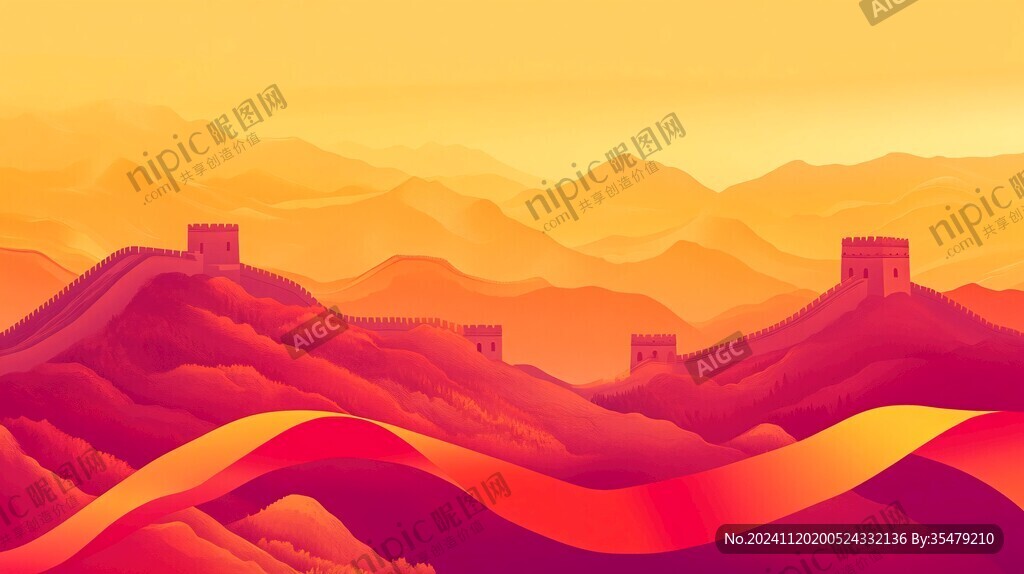 长城插画