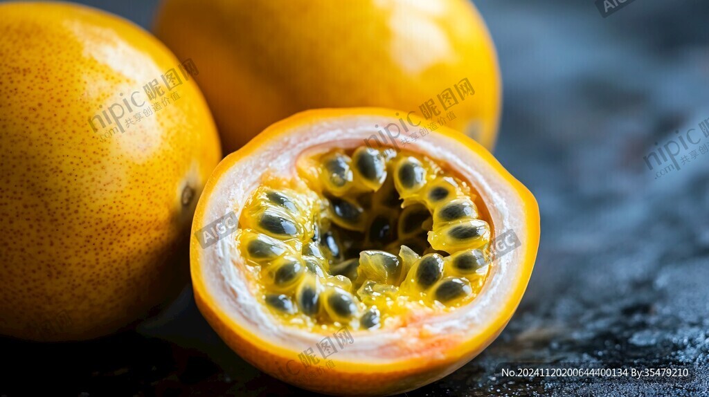 黄金百香果高清特写