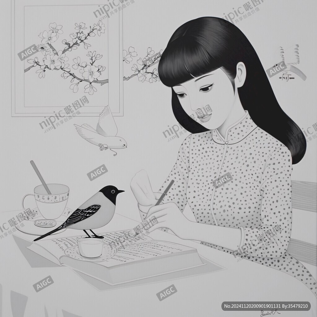 单色故事图