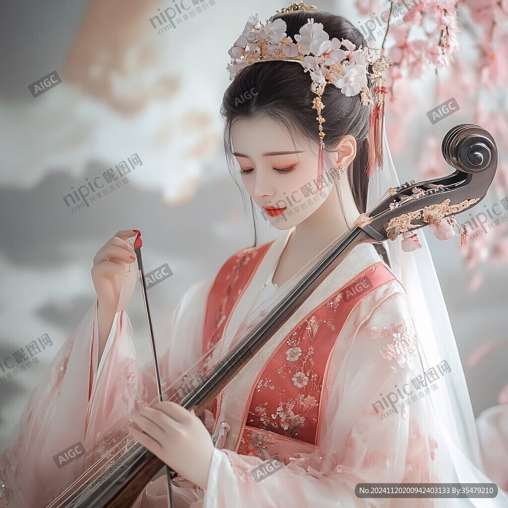 古装琵琶女