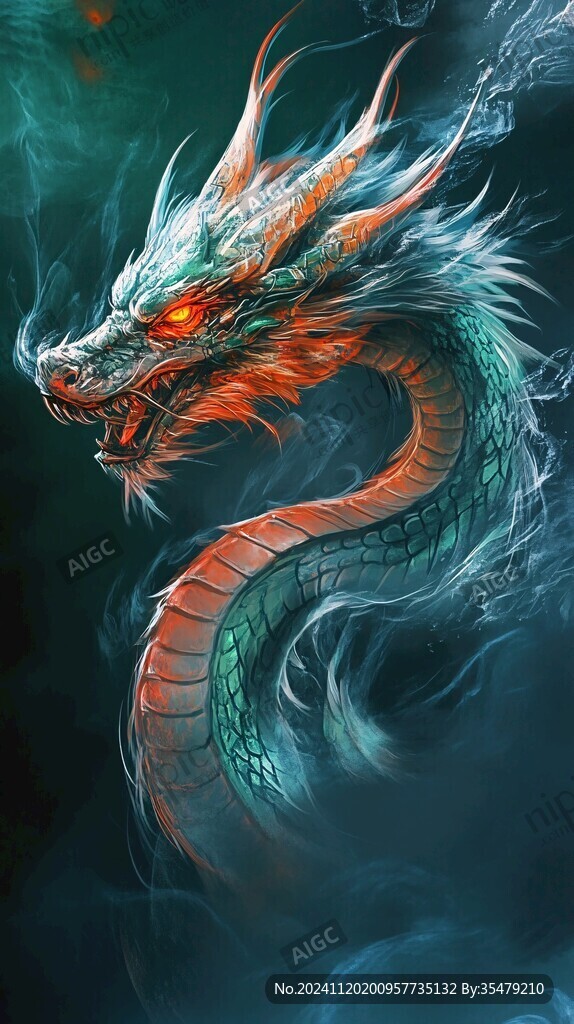 龙吐水壁纸