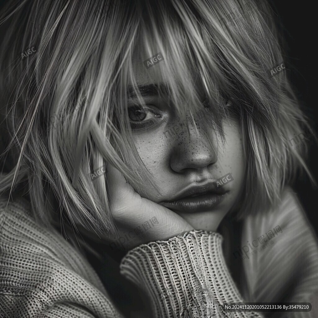 写实人物插画