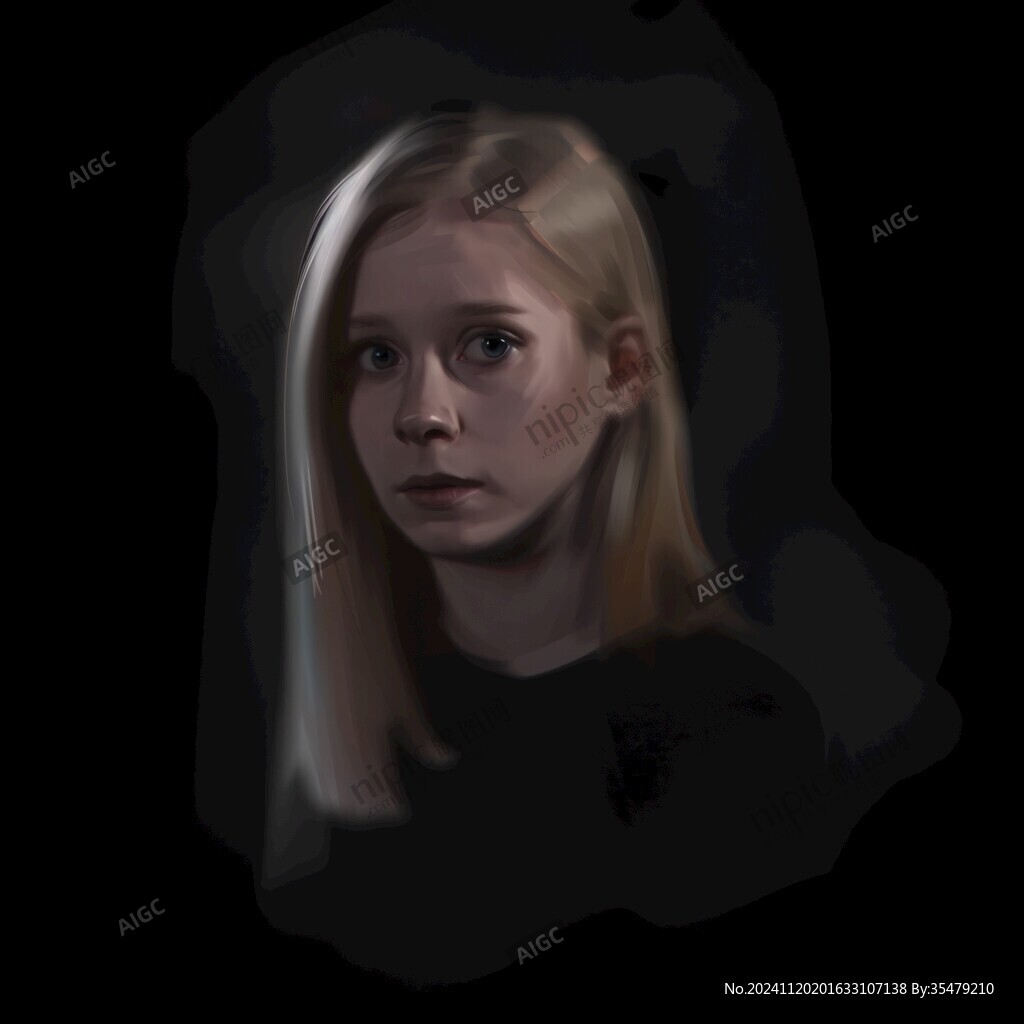 写实人物插画