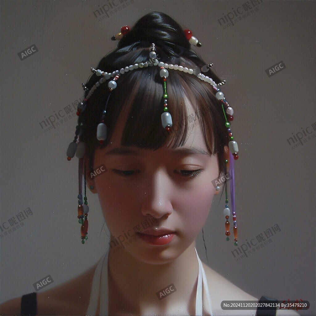 簪面