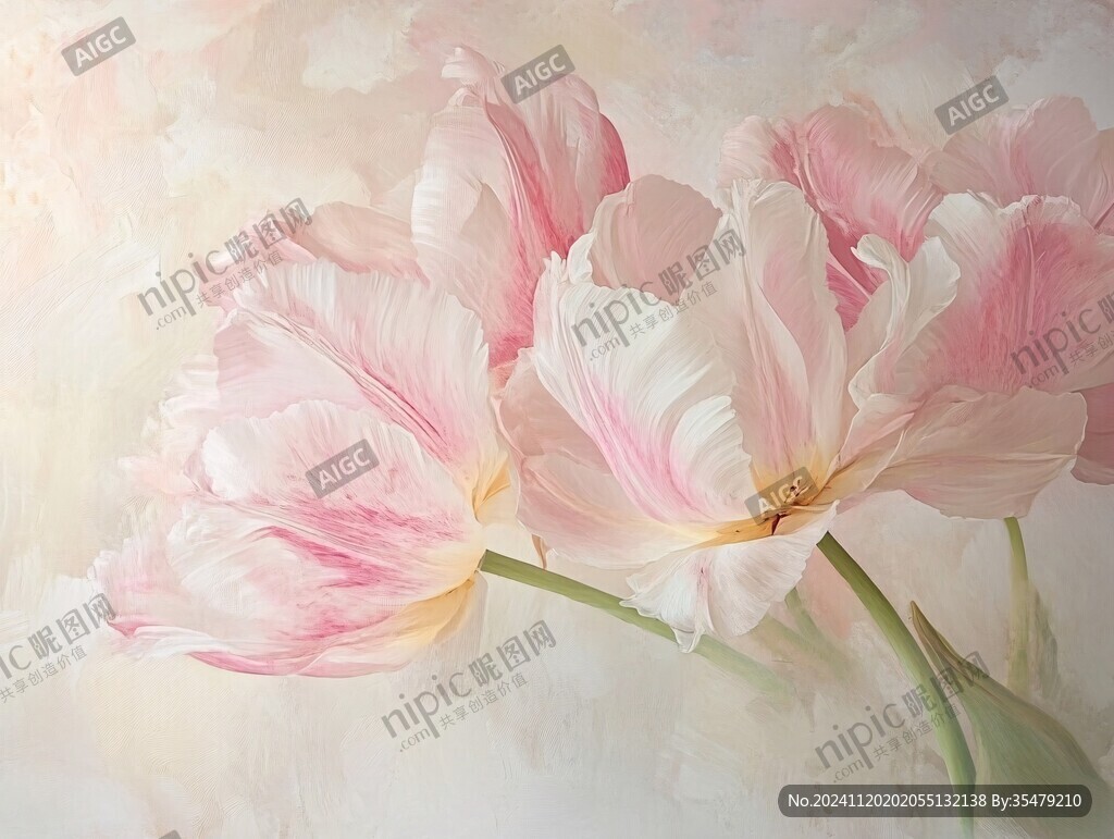 郁金香墙纸墙画