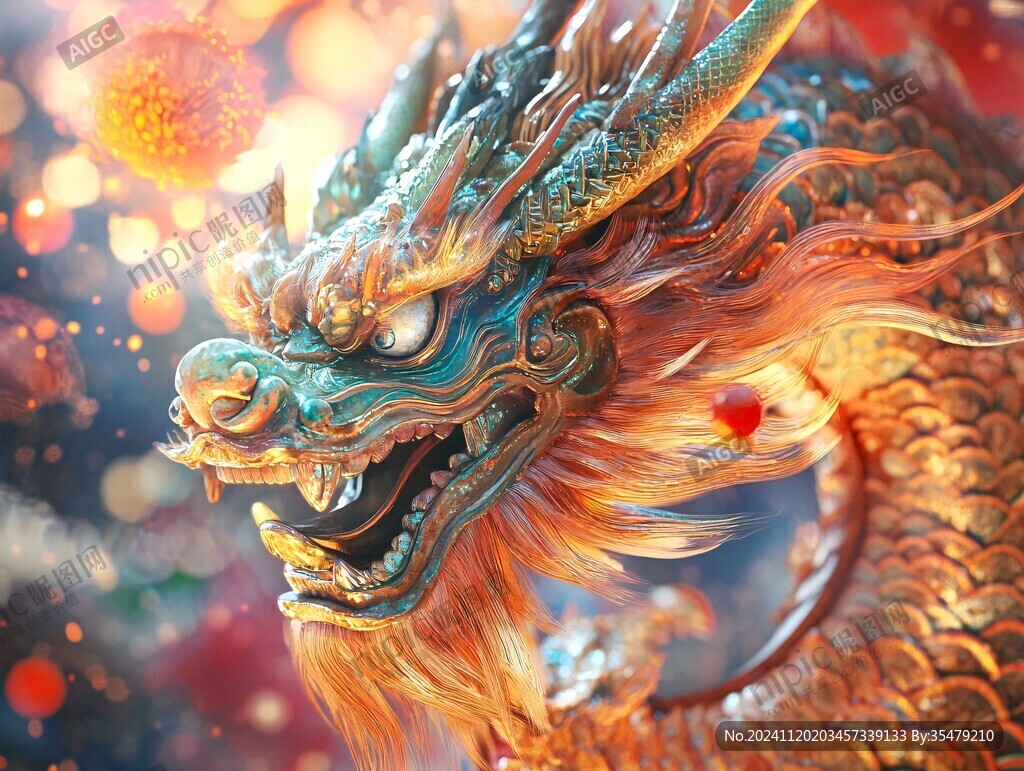 龙年横版插画