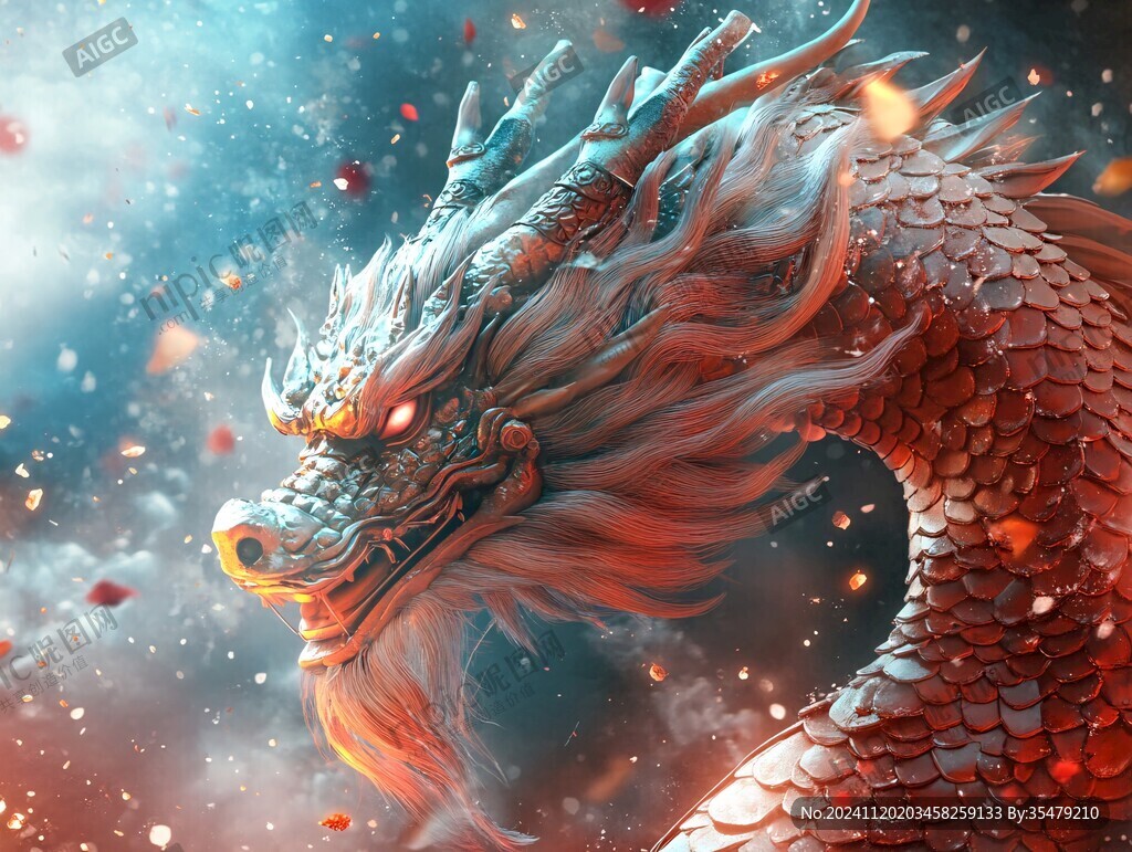 高清唯美双龙戏珠