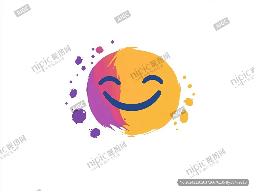 笑脸设计logo