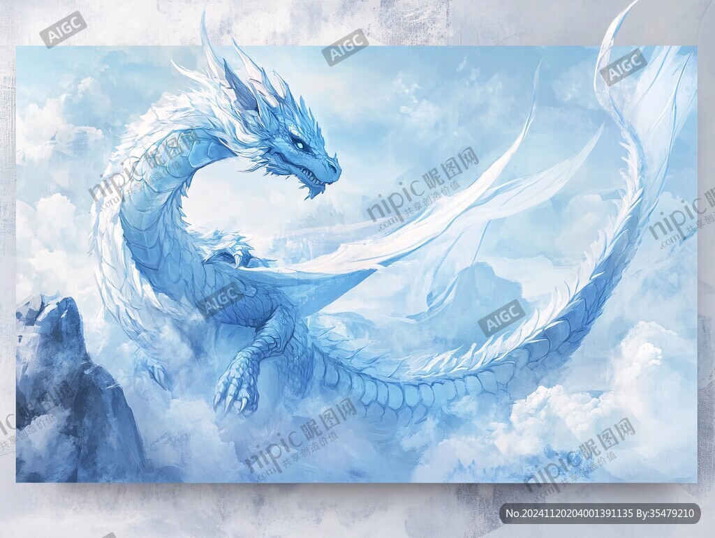 龙年横版插画