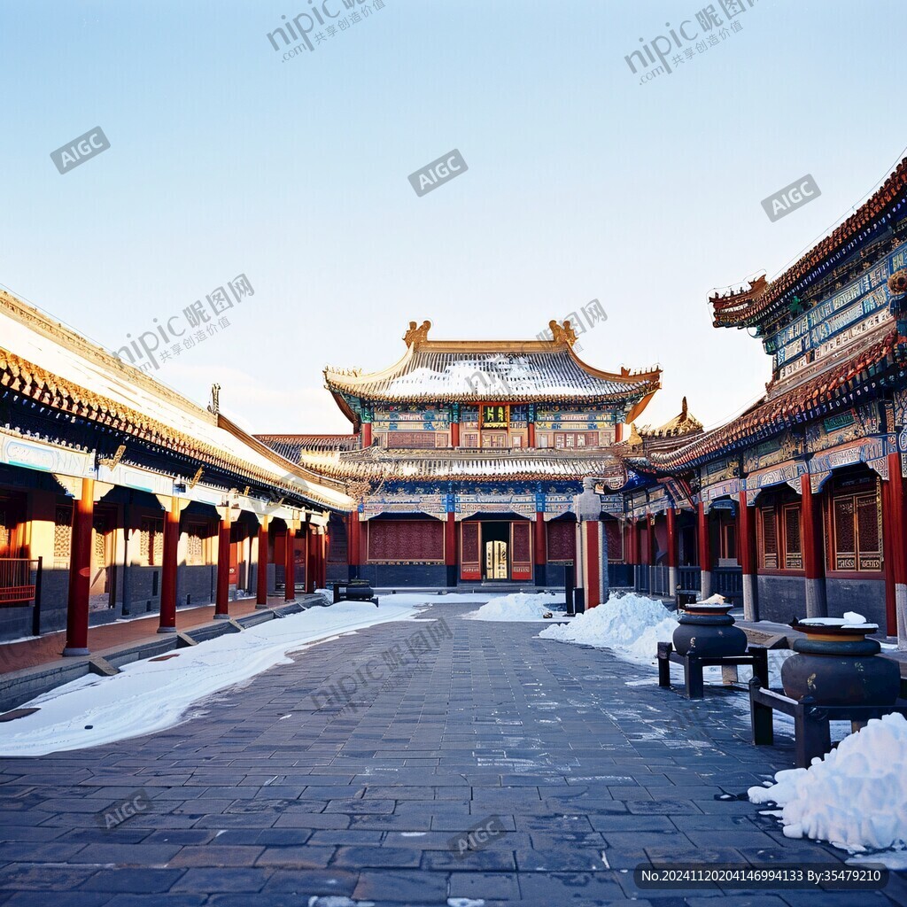 雪后宫殿