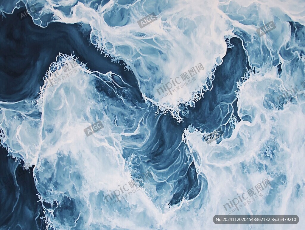 海洋流体画